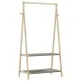 Perchero con estantes bambú 96x45,5x150,5 cm by , Dresser Organizers and Bar Hangers - Ref: Foro24-4008910, Price: 45,52 €, D...