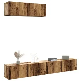 Muebles TV de pared 3 uds madera vieja 100x30x30 cm von , TV-Möbel - Ref: Foro24-3329007, Preis: 161,09 €, Rabatt: %