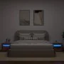 Mesitas de noche con luces LED 2 uds madera vieja 60x35x40 cm by , Nightstands - Ref: Foro24-3329161, Price: 81,82 €, Discoun...