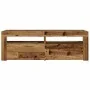 Mesitas de noche con luces LED 2 uds madera vieja 60x35x40 cm by , Nightstands - Ref: Foro24-3329161, Price: 81,82 €, Discoun...