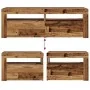 Mesitas de noche con luces LED 2 uds madera vieja 60x35x40 cm by , Nightstands - Ref: Foro24-3329161, Price: 81,82 €, Discoun...