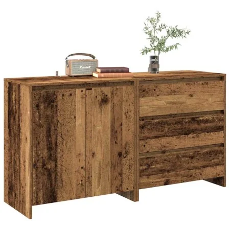 Aparador 2 piezas madera vieja madera contrachapada by , Sideboards - Ref: Foro24-3329177, Price: 177,08 €, Discount: %