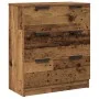 Aparadors 3 uds madera de ingeniería envejecida 60x30x70 cm by , Sideboards - Ref: Foro24-3329225, Price: 199,24 €, Discount: %