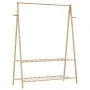 Perchero con estantes bambú 132x45,5x150,5 cm von , Kommoden-Organizer und Bar-Kleiderbügel - Ref: Foro24-4008912, Preis: 54,...