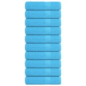 Toallas de ducha 10 uds 100% algodón turquesa 70x140 cm 360 gsm von , Handtücher - Ref: Foro24-136979, Preis: 72,53 €, Rabatt: %