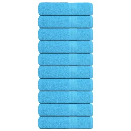 Toallas de ducha 10 uds 100% algodón turquesa 70x140 cm 360 gsm von , Handtücher - Ref: Foro24-136979, Preis: 72,53 €, Rabatt: %