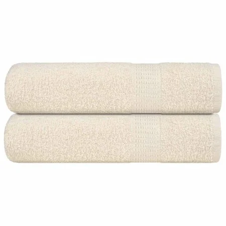 Toallas de mano 2 uds 100% algodón crema 50x100 cm 360 gsm by , Towels - Ref: Foro24-136998, Price: 16,08 €, Discount: %