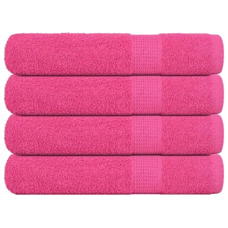 Toallas 4 uds 100% algodón rosa 100x200 cm 600 gsm by , Towels - Ref: Foro24-137059, Price: 56,71 €, Discount: %
