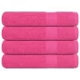 Toallas 4 uds 100% algodón rosa 100x200 cm 600 gsm by , Towels - Ref: Foro24-137059, Price: 56,71 €, Discount: %
