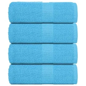 Toallas invitados 4 uds 100% algodón turquesa 30x50 cm 360 gsm by , Towels - Ref: Foro24-136972, Price: 14,93 €, Discount: %