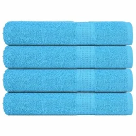 Toallas 4 uds 100% algodón turquesa 100x200 cm 600 gsm von , Handtücher - Ref: Foro24-136987, Preis: 62,44 €, Rabatt: %