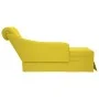 Chaise longue respaldo reposabrazos derecho terciopelo amarillo de , Divanes - Ref: Foro24-4009788, Precio: 133,11 €, Descuen...
