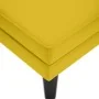 Tumbona con almohada y reposabrazo derecho terciopelo amarillo by , Daybeds - Ref: Foro24-4009813, Price: 125,03 €, Discount: %