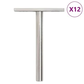 Soportes flotantes para estantes 12uds invisibles acero carbono de , Soportes y travesaños - Ref: Foro24-4012401, Precio: 15,...