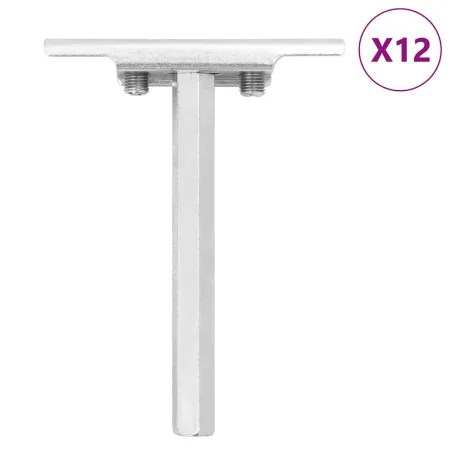 Soportes flotantes para estantes 12uds invisibles acero carbono von , Stützen und Querstangen - Ref: Foro24-4012403, Preis: 1...