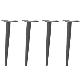 Patas para mesa de centro cónicas 4 uds acero antracita 30-31cm by , Table legs - Ref: Foro24-4012510, Price: 37,09 €, Discou...