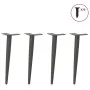 Patas para mesa de centro cónicas 4 uds acero antracita 30-31cm by , Table legs - Ref: Foro24-4012510, Price: 37,09 €, Discou...