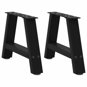 Patas de mesa de centro forma A 2uds acero negro 30x(30-31) cm von , Tischbeine - Ref: Foro24-4012808, Preis: 52,50 €, Rabatt: %