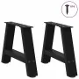 Patas de mesa de centro forma A 2uds acero negro 30x(30-31) cm by , Table legs - Ref: Foro24-4012808, Price: 52,50 €, Discoun...