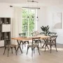 Patas para mesa comedor forma X 2uds acero natural 70x(72-73)cm by , Table legs - Ref: Foro24-4012919, Price: 59,14 €, Discou...