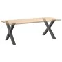 Patas para mesa de comedor en forma de X 2 uds antracita acero by , Table legs - Ref: Foro24-4012986, Price: 121,62 €, Discou...