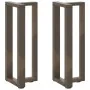 Patas mesa consola forma T 2 uds acero natural 38x25x(72-73) cm von , Tischbeine - Ref: Foro24-4013047, Preis: 91,43 €, Rabat...