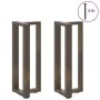 Patas mesa consola forma T 2 uds acero natural 38x25x(72-73) cm von , Tischbeine - Ref: Foro24-4013047, Preis: 91,43 €, Rabat...