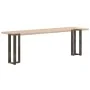 Patas mesa consola forma T 2 uds acero natural 38x25x(72-73) cm von , Tischbeine - Ref: Foro24-4013047, Preis: 91,43 €, Rabat...