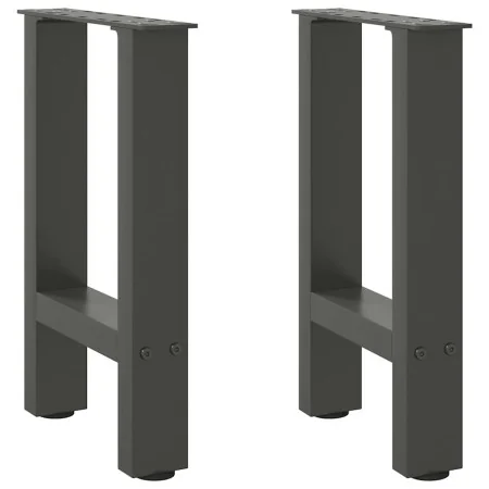 Patas de mesa de centro antracita 2 unidades 38x(42-43)cm acero by , Table legs - Ref: Foro24-4013278, Price: 57,45 €, Discou...