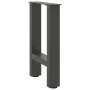Patas de mesa de centro antracita 2 unidades 38x(42-43)cm acero by , Table legs - Ref: Foro24-4013278, Price: 57,45 €, Discou...