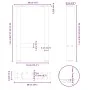 Patas de mesa de centro antracita 2 unidades 38x(42-43)cm acero by , Table legs - Ref: Foro24-4013278, Price: 57,45 €, Discou...
