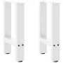 Patas de mesa de centro acero blanco 2 uds 28x(42-43) cm de , Patas para mesas - Ref: Foro24-4013273, Precio: 55,24 €, Descue...