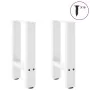 Patas de mesa de centro acero blanco 2 uds 28x(42-43) cm de , Patas para mesas - Ref: Foro24-4013273, Precio: 55,24 €, Descue...