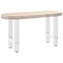 Patas de mesa de centro acero blanco 2 uds 28x(42-43) cm de , Patas para mesas - Ref: Foro24-4013273, Precio: 55,24 €, Descue...