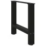 Patas de mesa de centro acero negro 2 uds 60x(42-43) cm von , Tischbeine - Ref: Foro24-4013284, Preis: 65,80 €, Rabatt: %