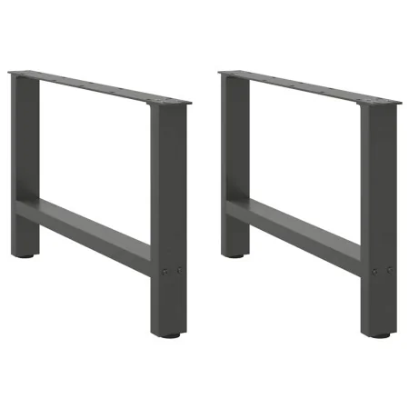 Patas de mesa de centro antracita 2 unidades 70x(42-43)cm acero by , Table legs - Ref: Foro24-4013290, Price: 70,13 €, Discou...