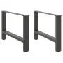 Patas de mesa de centro antracita 2 unidades 70x(42-43)cm acero by , Table legs - Ref: Foro24-4013290, Price: 70,13 €, Discou...