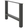 Patas de mesa de centro antracita 2 unidades 70x(42-43)cm acero by , Table legs - Ref: Foro24-4013290, Price: 70,13 €, Discou...