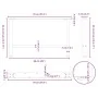 Patas de mesa de centro antracita 2 unidades 70x(42-43)cm acero by , Table legs - Ref: Foro24-4013290, Price: 70,13 €, Discou...