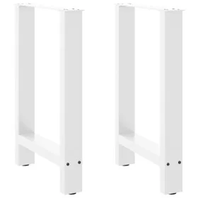 Patas de mesa de centro acero blanco 2 uds 50x(72-73) cm by , Table legs - Ref: Foro24-4013301, Price: 84,91 €, Discount: %