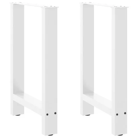 Patas de mesa de centro acero blanco 2 uds 50x(72-73) cm de , Patas para mesas - Ref: Foro24-4013301, Precio: 84,88 €, Descue...