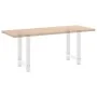 Patas de mesa de centro acero blanco 2 uds 50x(72-73) cm de , Patas para mesas - Ref: Foro24-4013301, Precio: 84,88 €, Descue...