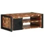 Mesa de centro multicolor 90x50x36 cm madera maciza reciclada by , Coffee table - Ref: Foro24-4013554, Price: 195,04 €, Disco...