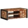 Mesa de centro multicolor 90x50x36 cm madera maciza reciclada by , Coffee table - Ref: Foro24-4013554, Price: 195,04 €, Disco...