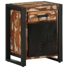 Mesilla de noche multicolor 40x30x50 cm madera maciza reciclada by , Nightstands - Ref: Foro24-4013561, Price: 116,73 €, Disc...