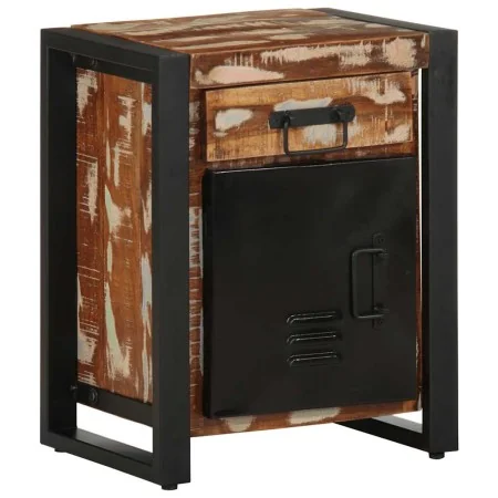 Mesilla de noche multicolor 40x30x50 cm madera maciza reciclada de , Mesitas de noche - Ref: Foro24-4013561, Precio: 116,73 €...