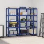 Estanterías de 5 baldas 3 uds madera contrachapada y acero azul von , Industrieregale - Ref: Foro24-4016941, Preis: 98,66 €, ...