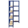 Estanterías de 5 baldas 3 uds madera contrachapada y acero azul von , Industrieregale - Ref: Foro24-4016941, Preis: 98,66 €, ...