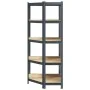 Estantería de esquina 5 niveles madera y acero gris antracita von , Industrieregale - Ref: Foro24-4016955, Preis: 89,43 €, Ra...