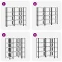 Estante almacenaje 5 niveles 3 uds acero y madera contrachapada by , Industrial shelving - Ref: Foro24-4016943, Price: 99,96 ...